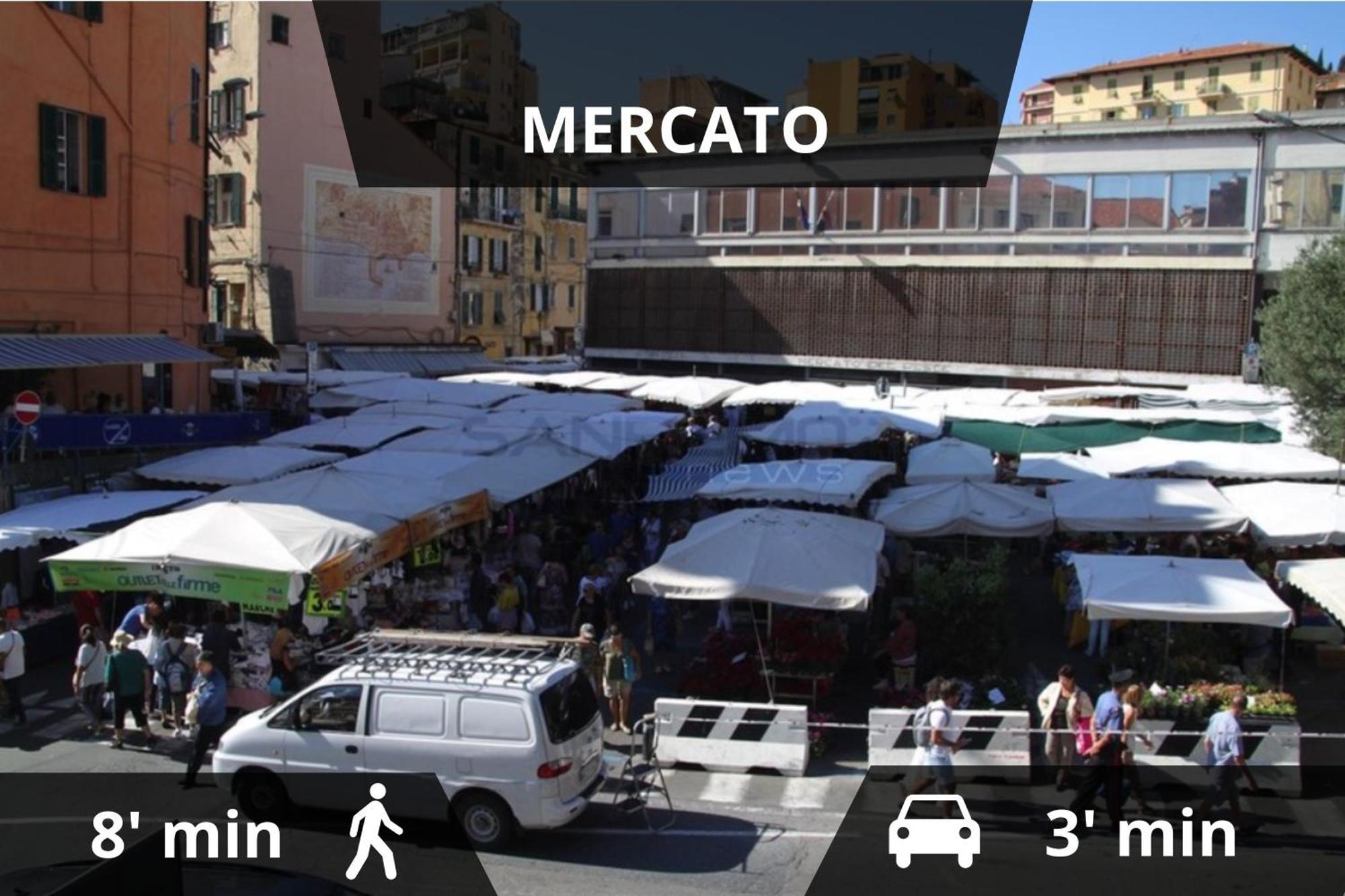 Ariston - Ciclabile Appartamento In Centro Al Mare Con Balcone Sanremo Eksteriør billede