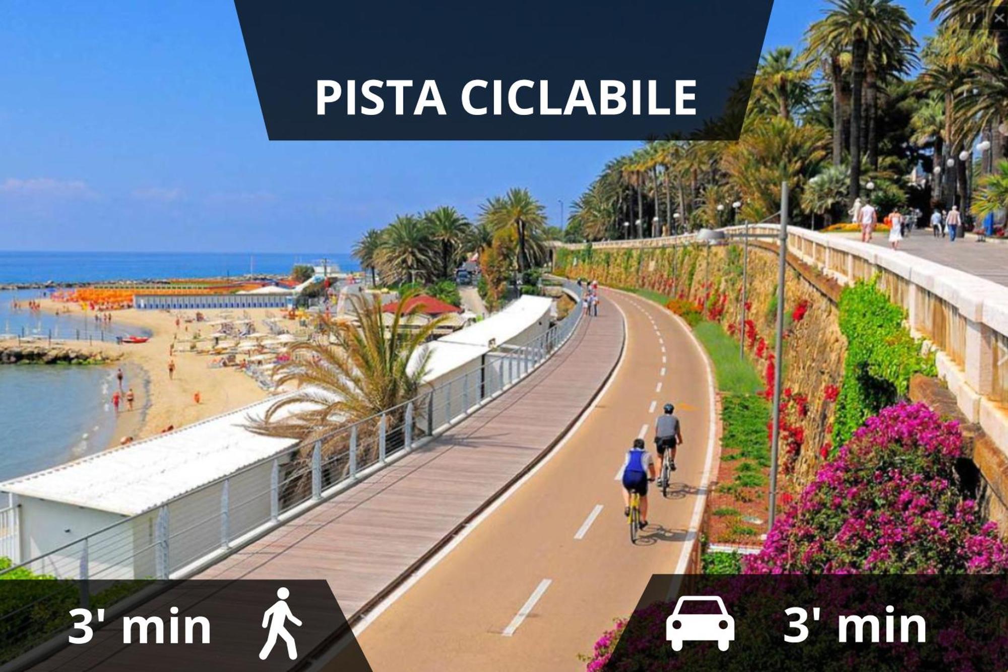 Ariston - Ciclabile Appartamento In Centro Al Mare Con Balcone Sanremo Eksteriør billede